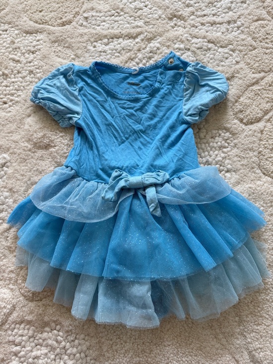 Posh Peanut Other - Posh Peanut Cinderella Blue Sparkle Tulle Kids Dress